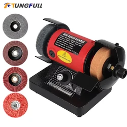 220V Table Grinder Polishing Machine Desktop Sander DIY Woodworking Grinding Carving Jade Jewelry Bench Lathe Machine