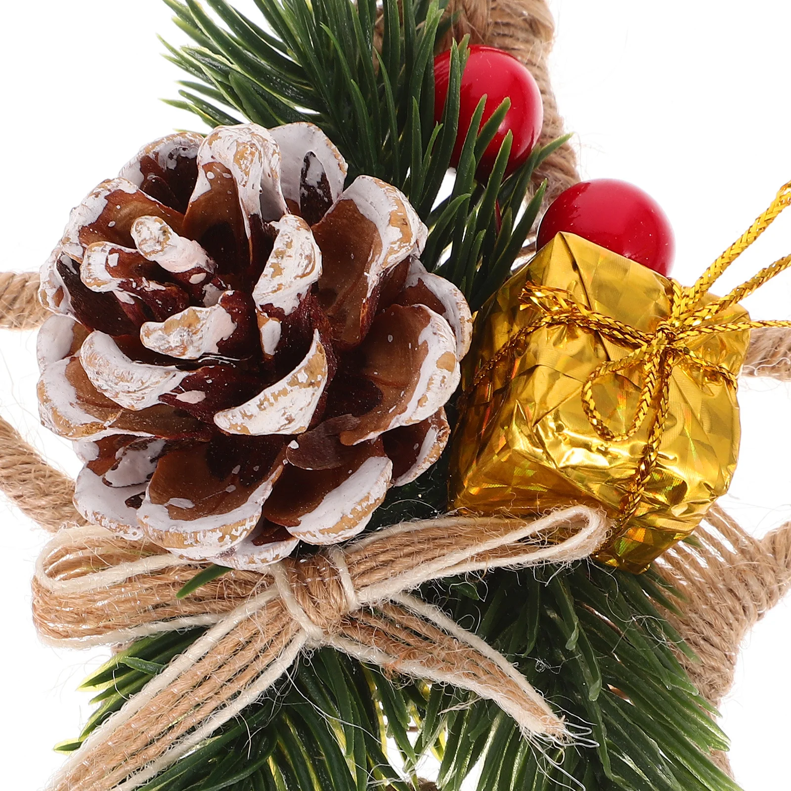 

Pentagram Christmas Tree Decoration Unique Design Smooth Surface Xmas Party Ornaments DIY Decor Home Office Mall Festive