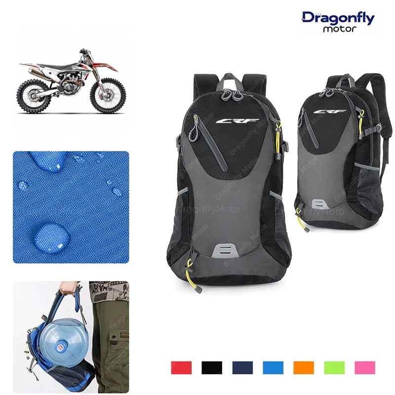 For HONDA CRF300L CRF250L CRF 230 450L CRF250F 250 450 R/X 150 300L 40L Large Capacity Waterproof Backpack Men/Women Ideal