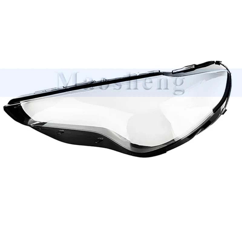 Maosheng Front Bumper Headlight Cover Shell Shade Glass For Alfa Romeo Stelvio 2017-2022 Head Light Cover Lens Transparent