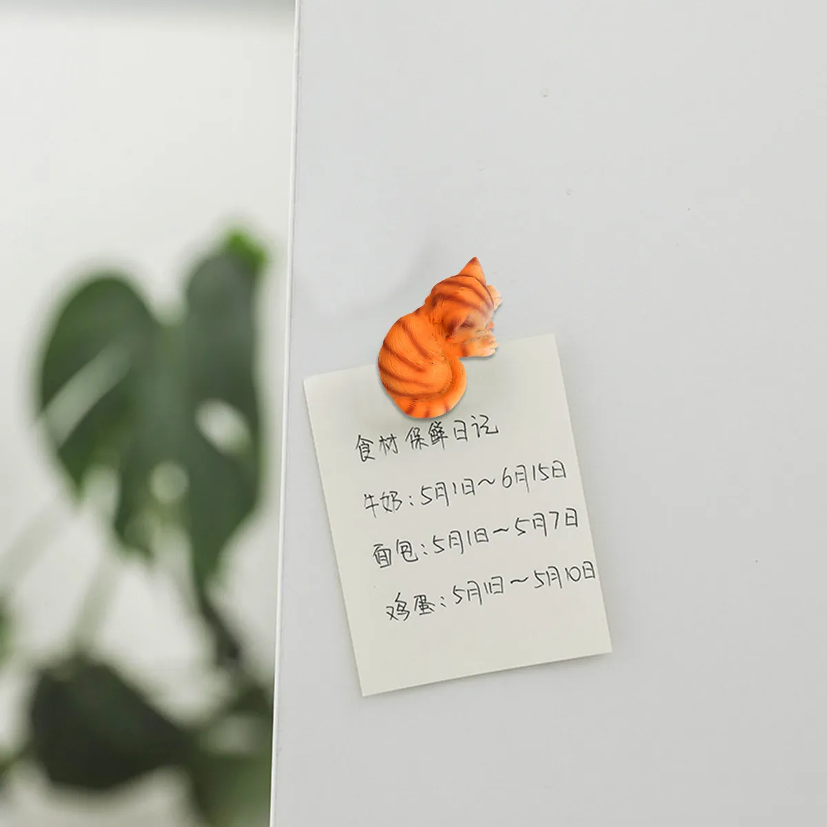 

Realistic Cute Kitten Fridge Magnets Made of Timber for Kitchen Fridge Whiteboard Metal Furniture Home Decor Magnetic Sticker