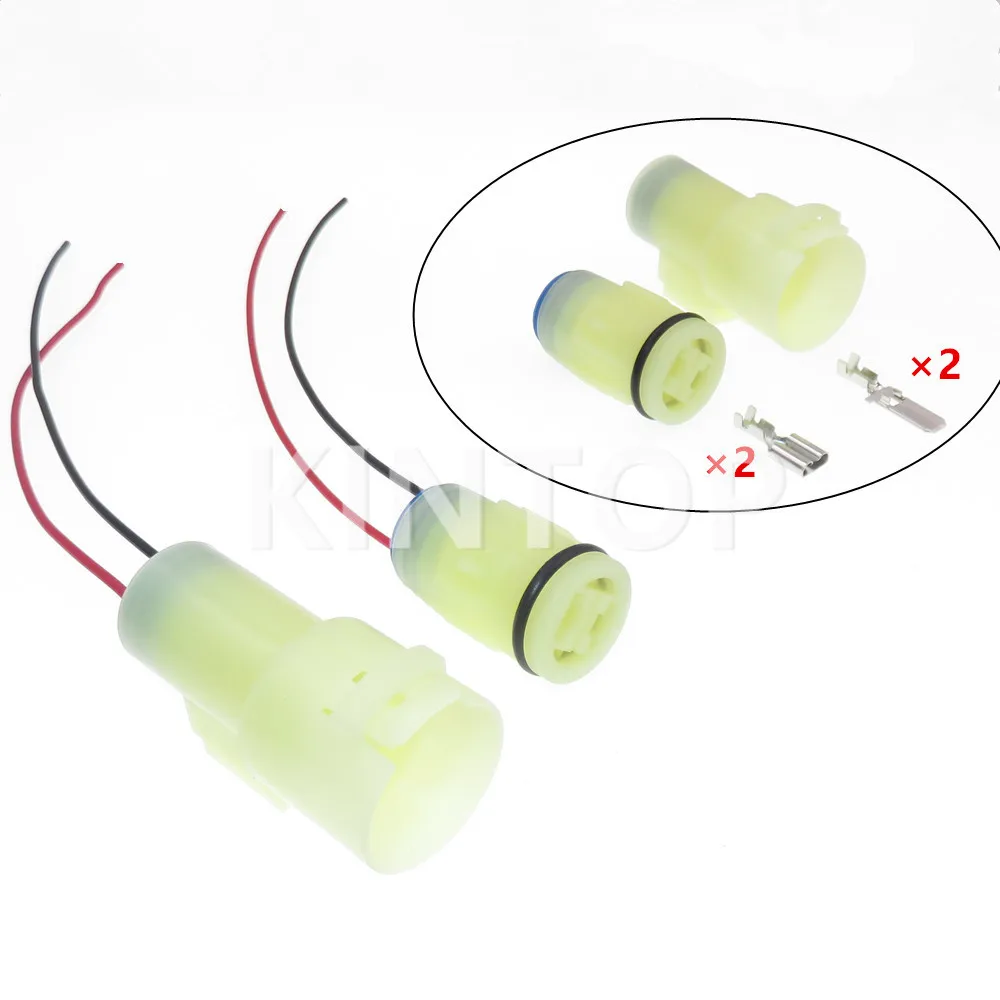 

1 Set AC Assembly Automotive 2 Pins Automotive Cable Harness Socket Automobile Connector