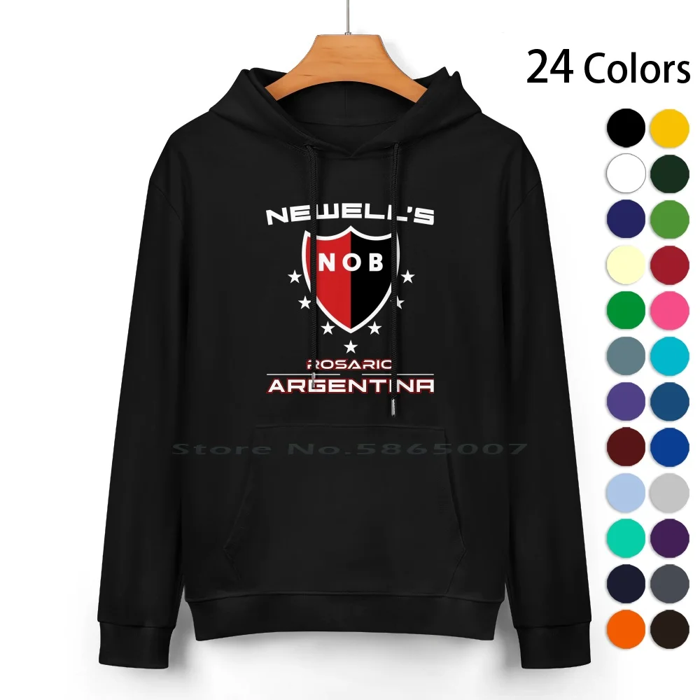 Newell's Old Boys Rosario Argentina Pure Cotton Hoodie Sweater 24 Colors Newells Old Boys Nob Rosary Beads Argentina Rosario