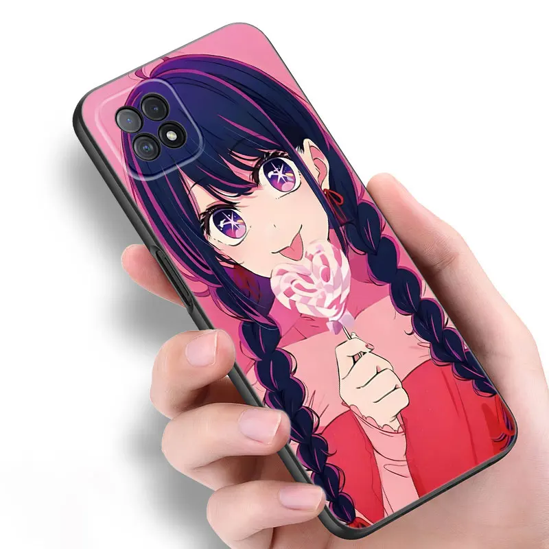 Anime Oshi no Ko Hoshino Ai Phone Case For OPPO Reno 10 11 Pro A55 A57 A58 A72 A74 4G A54 A78 A98 5G A53 A93 2020 A15 A16 A17