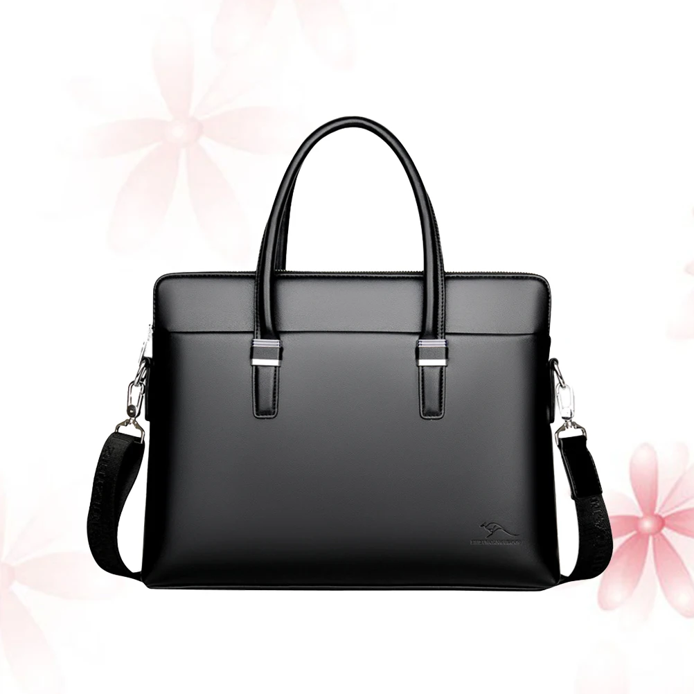 

Shoulder Messenger Bag Black for Men Laptop Briefcase Bags Mens Office Business Tote