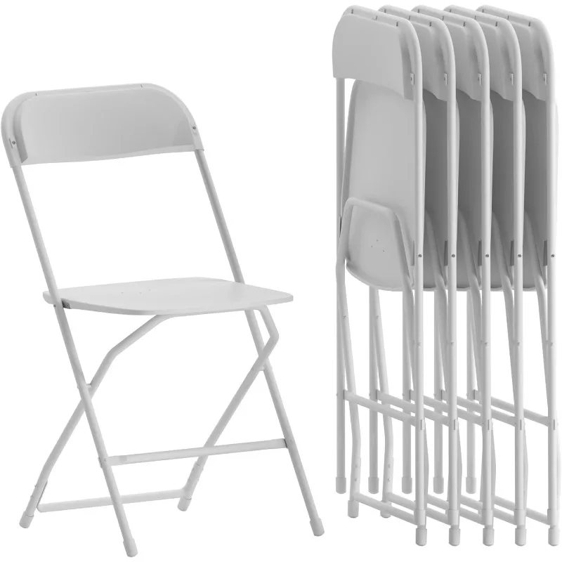 

Hercules Series Plastic Folding Chairs for Parties and Weddings, Stackable Commercial Event Seats with 650-lb.