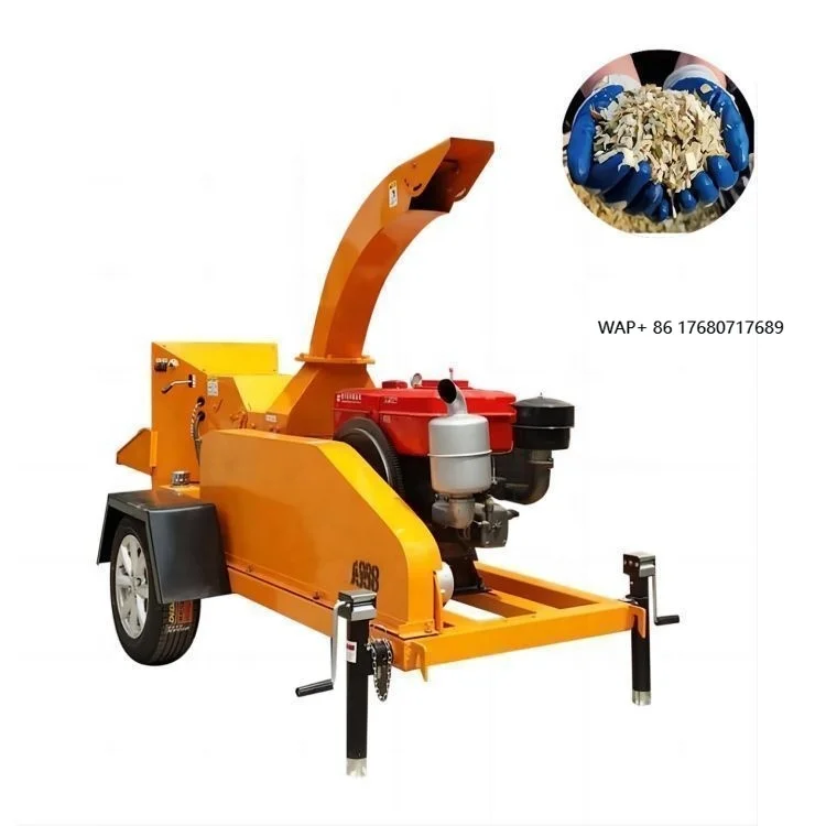 Wood Chipper Machine Shredder Tree Branch Mulcher Chipper Wood Shredder 10 Inch Wood Chipper Branch Shredder Mulch Machine CE
