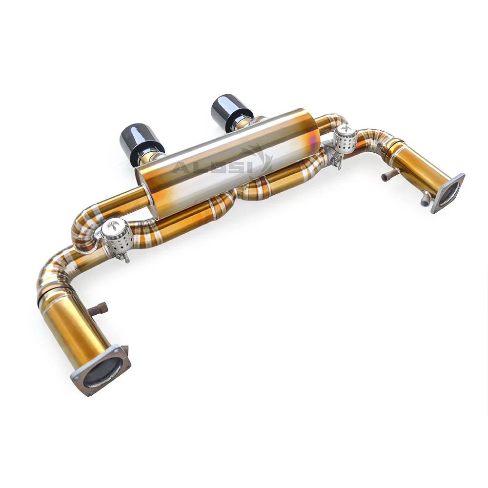 

Titanium Alloy Cat Back Exhaust High Quality Valve Tuning Exhaust System for Porsche 991.2 Carrera GTS 3.0T 2015-2019