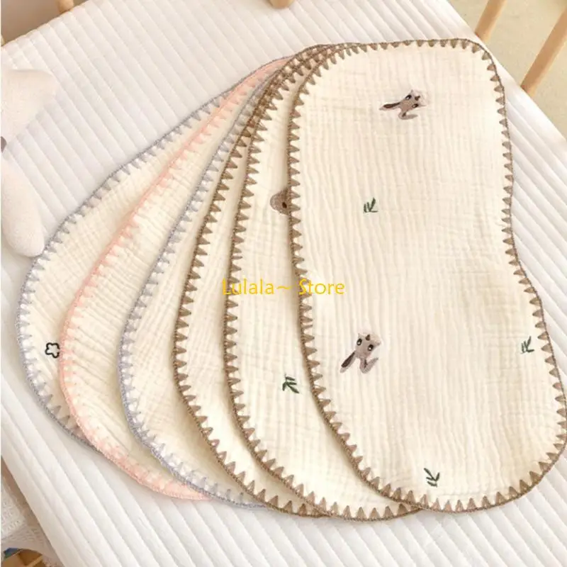 

Y4QA Baby Drooling Bib Handkerchief Towel Burp Cloth Nursling Bib Infant Shower Gift