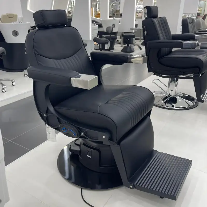

Barber shop electric lift chair reclines