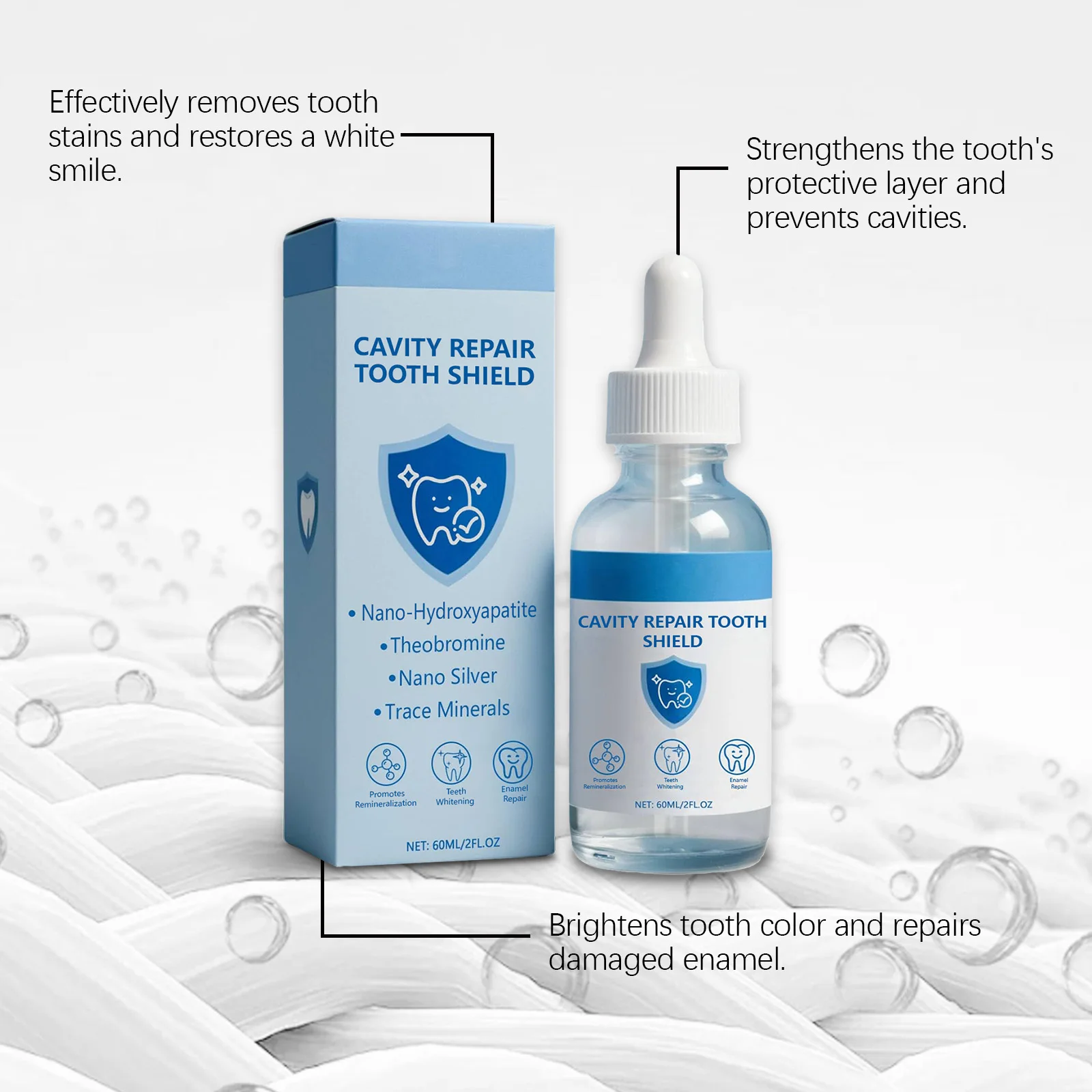 60ml Sbiancamento Dei Denti Po - Teeth Whitening And Stain Removal recensione e prezzo