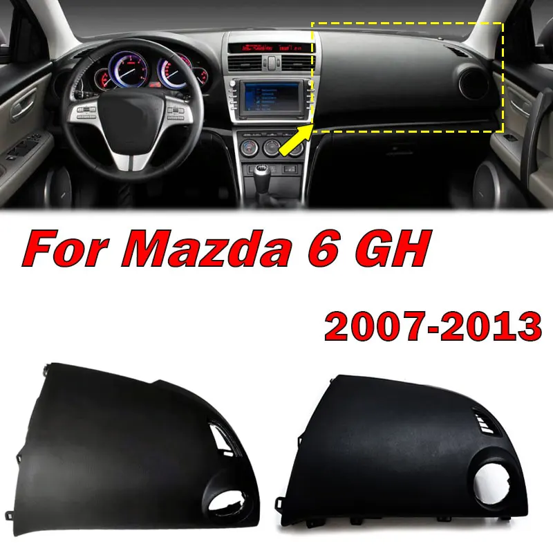 Interior Accessories Auto Instrument Panel Cover Center Console Co-Pilot Trim Workbench Cover Fitting For Mazda 6 GH 2007-2013