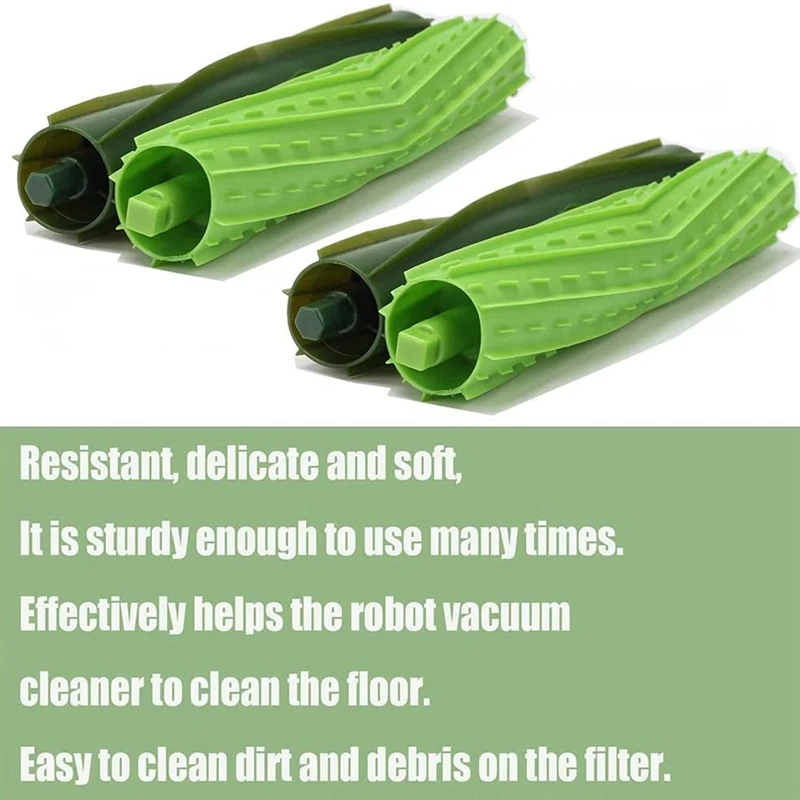 10 confezioni di sacchetti per aspirapolvere per IRobot Roomba I7 I7 e 1 set di spazzole a rullo, spazzole laterali, filtri