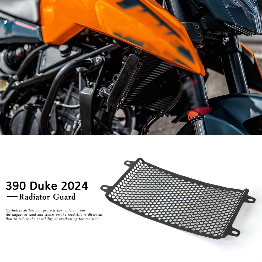 Motorcycle New Radiator Guard Protection Cooler Grill Cover Protector For 390Duke 390 Duke 390DUKE 390 DUKE 2024