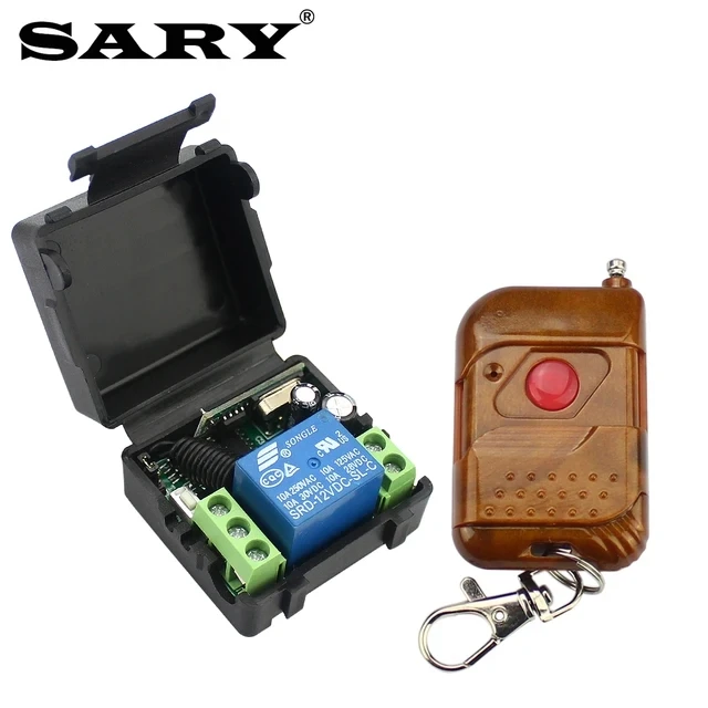 

315Mhz wireless remote control 1CH wireless relay receiver DC12v access control remote control switch transmitter key