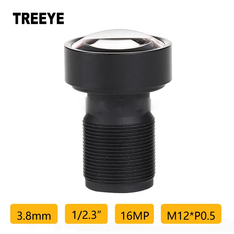 Obiektyw HD 4K 16MP 3.8mm 16.0 Megapikseli 1/2.3\\\\\\\" M12 CCTV do Dronów, UAV, Kamer Wyścigowych, Gopro Hero, Xiaomi Yi, SJCAM, Kamer Sportowych