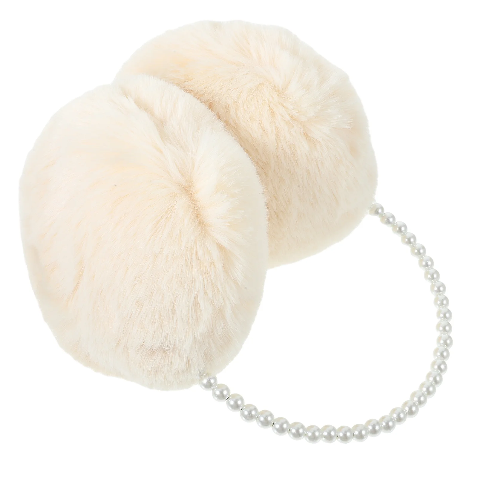 أغطية لؤلؤية للنساء غطاء أذن شتوي دافئ ناعم ومريح غطاء أذن أنيق لتدفئة الأذن هدية جميلة