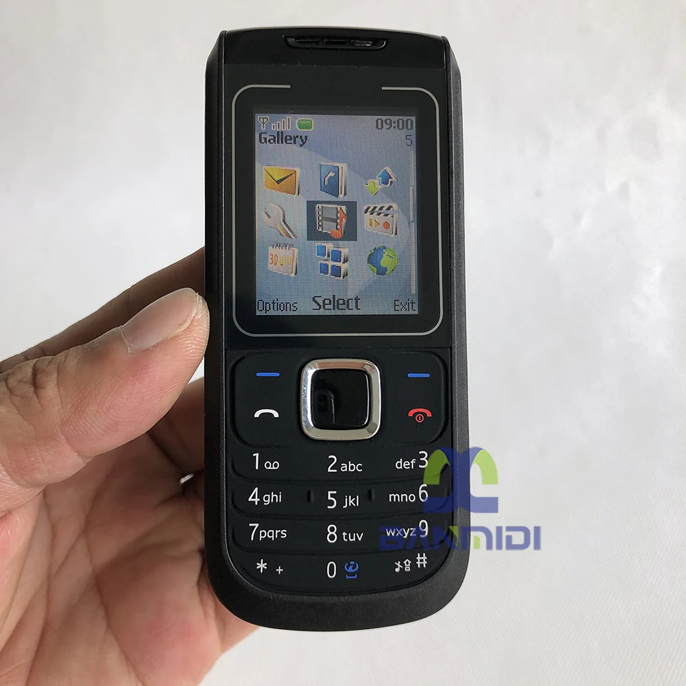 هاتف محمول كلاسيكي أصلي 1680c 1680 2G GSM 900/1800 هاتف محمول غير مقفول لا يعمل في أمريكا، صنع في فنلندا 0n 2008