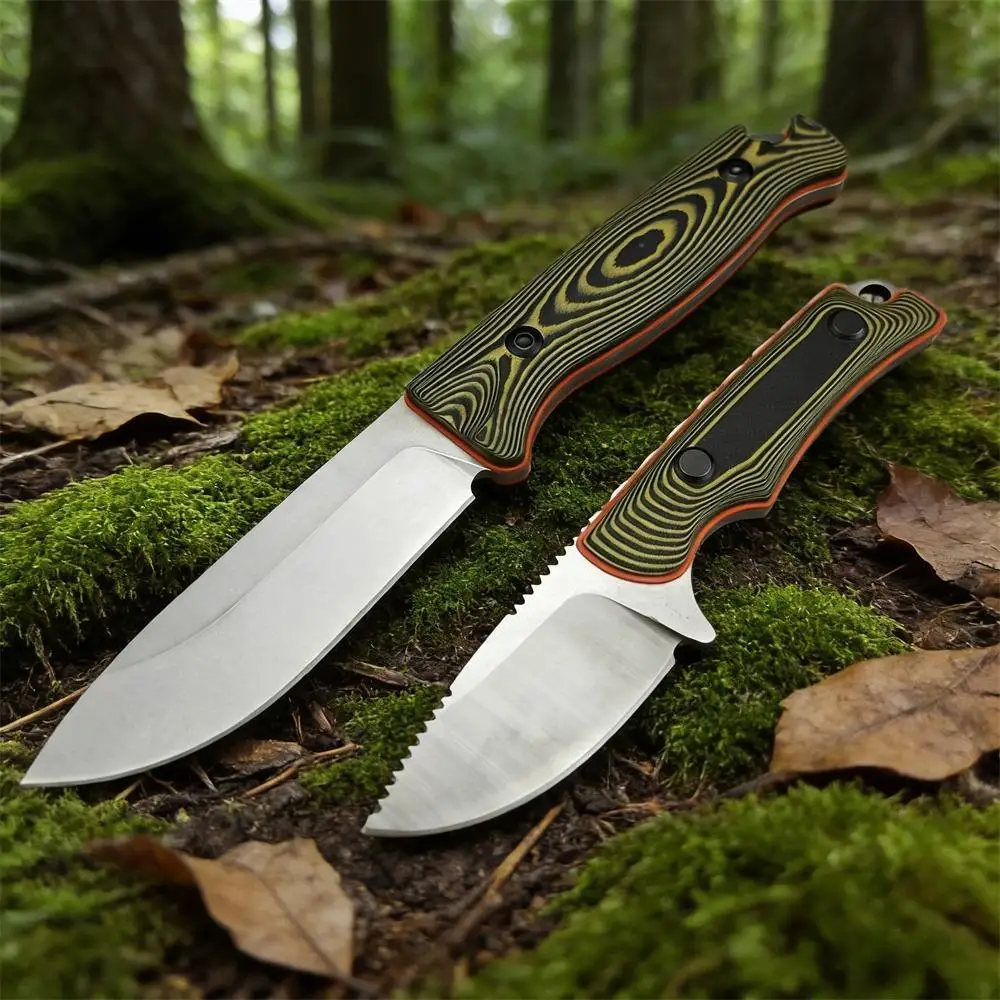 

BM 15002/15017 Карманный нож с фиксированным лезвием для улицы, 8Cr13Mov, нержавеющая сталь с двухцветной ручкой G10, ножи для кемпинга, рыбалки и пешего туризма