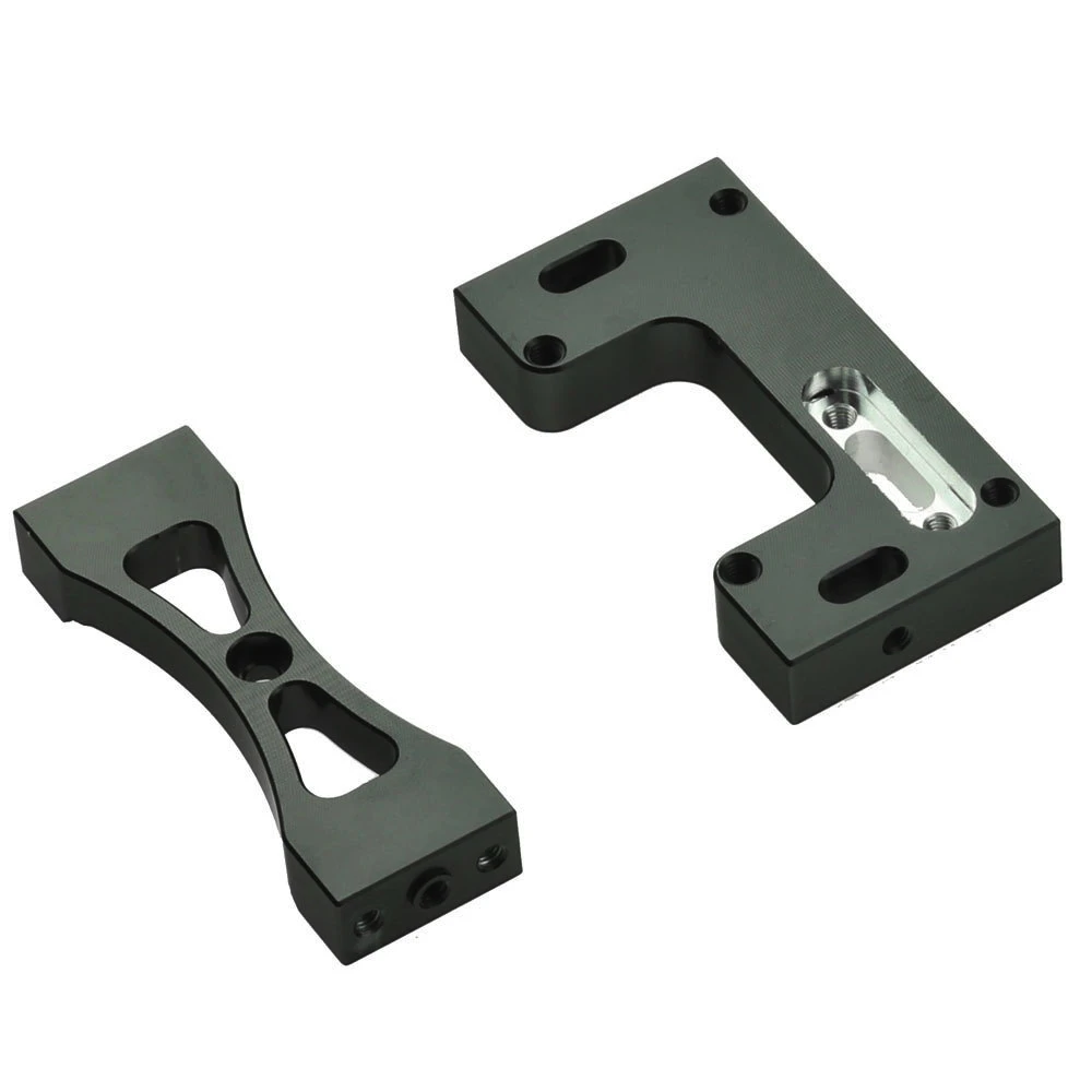 1Set Rc Car Metal Steering Servo Warehouse Fixed Mounting Bracket For Wpl B14 B24 C14 C24 B16 B36 Mn D90 D91,Black