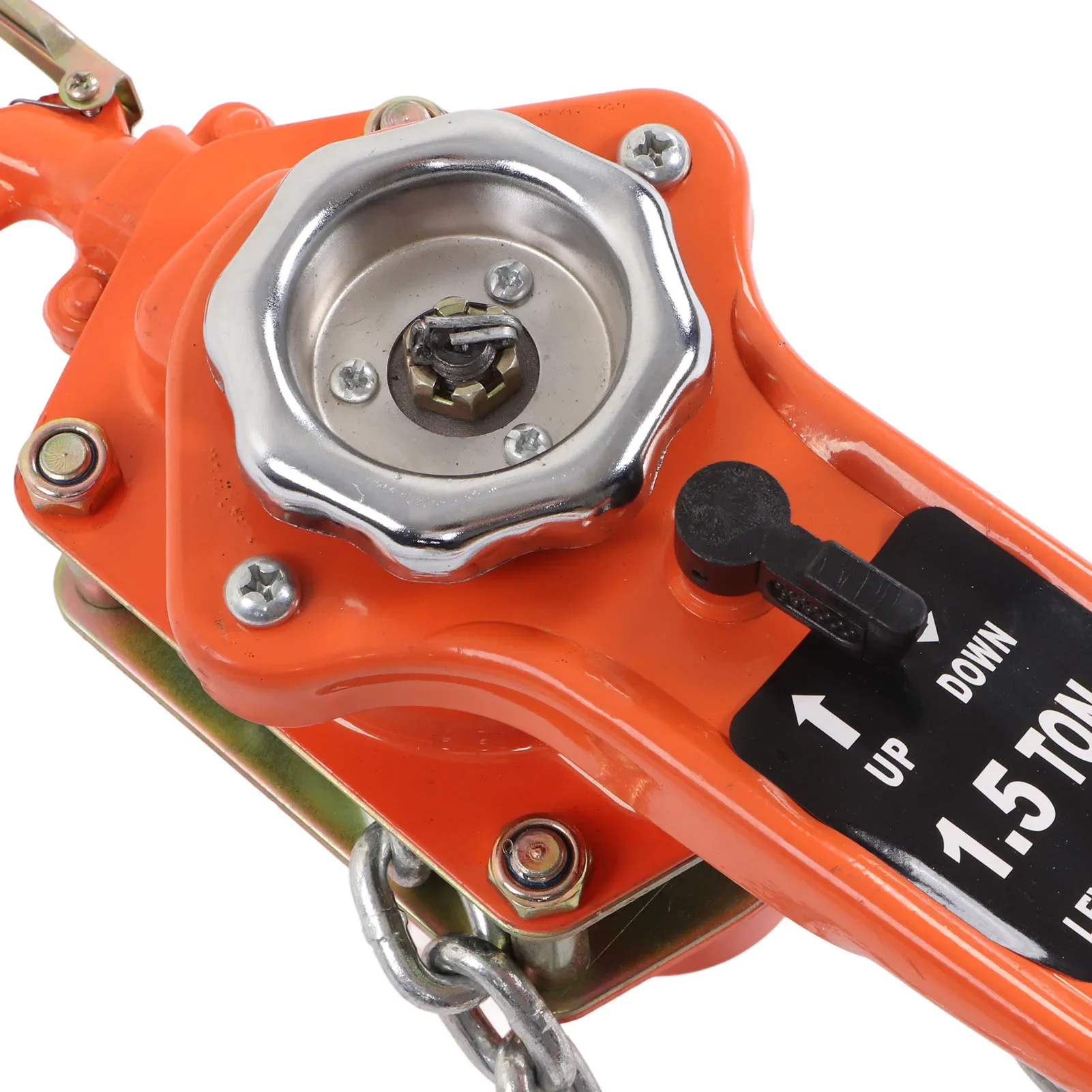 Lever Chain Hoist 1.5T 3300LBS Load Capacity 2.5M Manual Ratchet Chain Puller Hoist for Transportation Construction