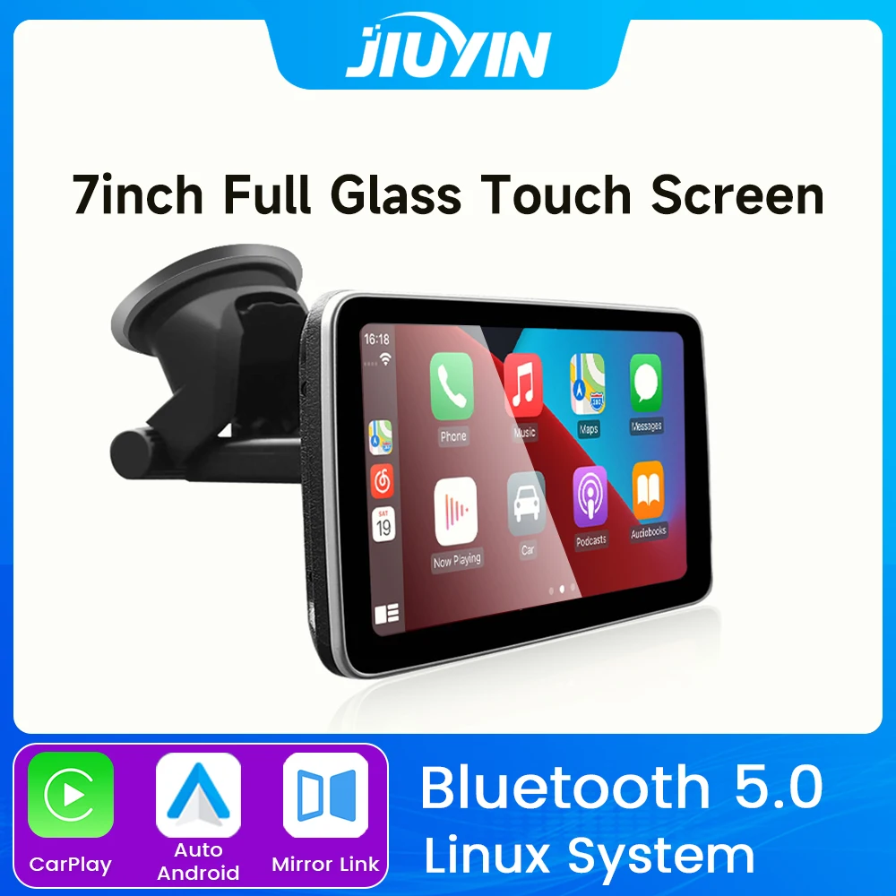 

Universal 7inch Car Radio Multimedia Video Player Wireless Carplay GPS Navigation Apple Android Auto Bluetooth Touch Screen