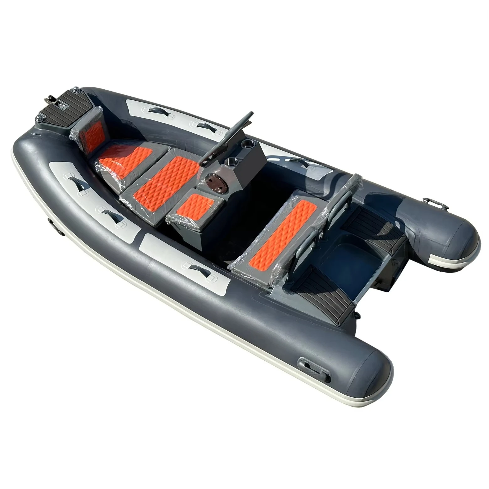 

CE Small Sport 11ft SP RIB330 Hypalon/Pvc Deep V Hull Aluminum Rib Inflatable Boat with Sundeck