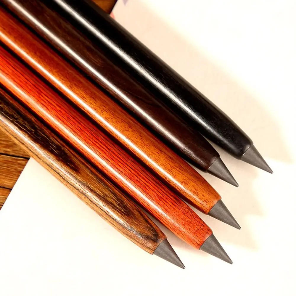 Wooden Eternal Pencil Portable Erasable Infinite Pencil Not Easy To Break Art Sketch Pencil Unlimited Writing Drawing Tool