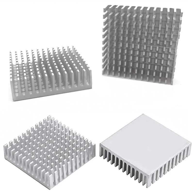 

20PCS Silver 40 x 40 x 11mm Raspberry Pi Heatsink 4cm Square Cooler Aluminum Heat Sink Set