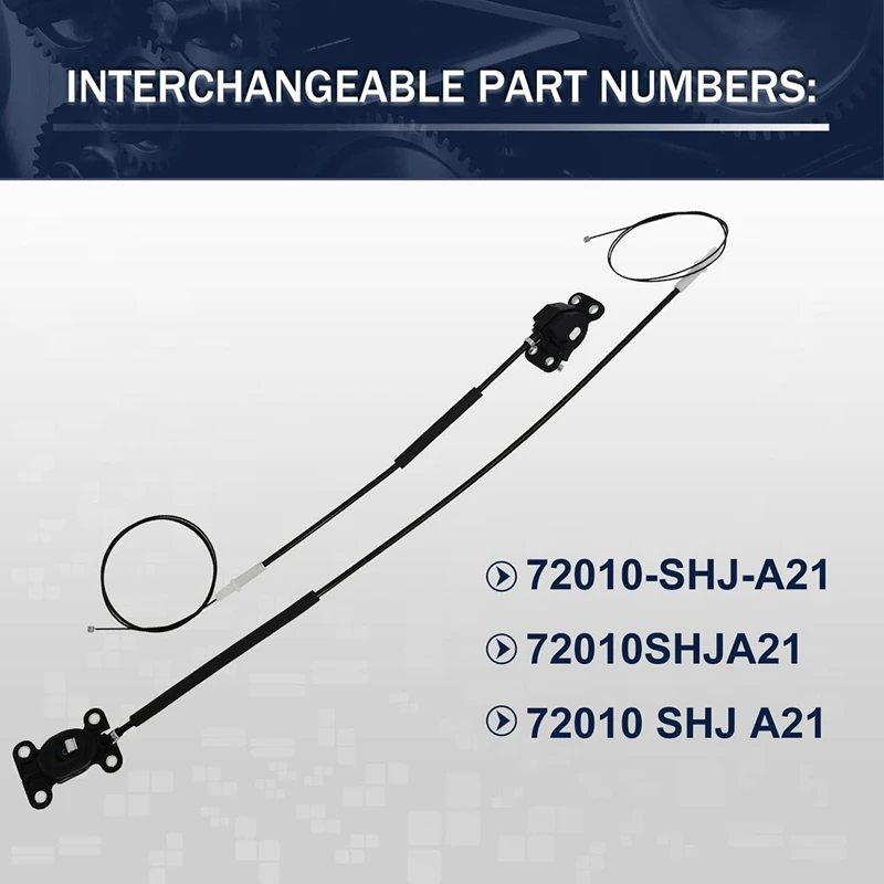 Componente degli accessori del cavo del cavo della porta scorrevole muslimex per Honda Odyssey 05-10 72673-SHJ-A21