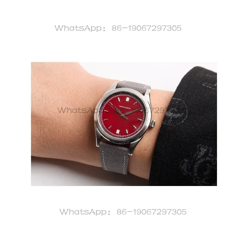 Retro Red Disc Mechanical Watch, Niche High-end Men's Guochao Watch
