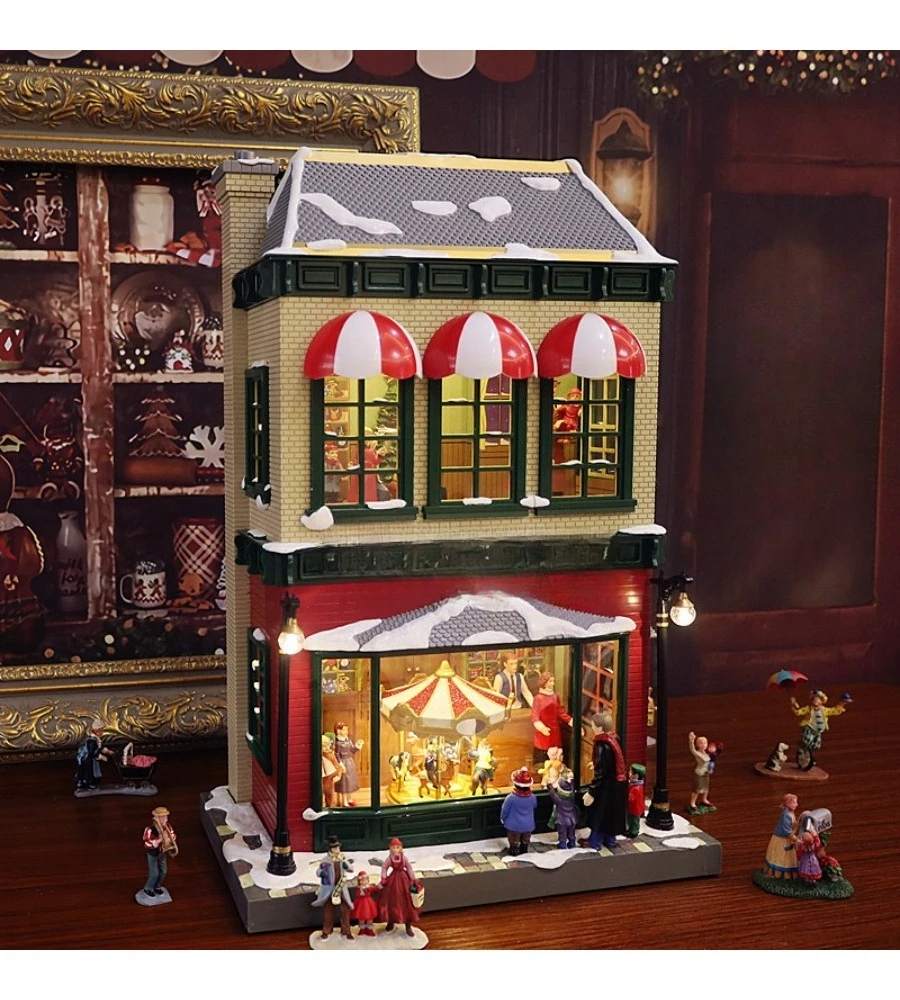 Christmas Carousel Music Box Music Box House Christmas Gift