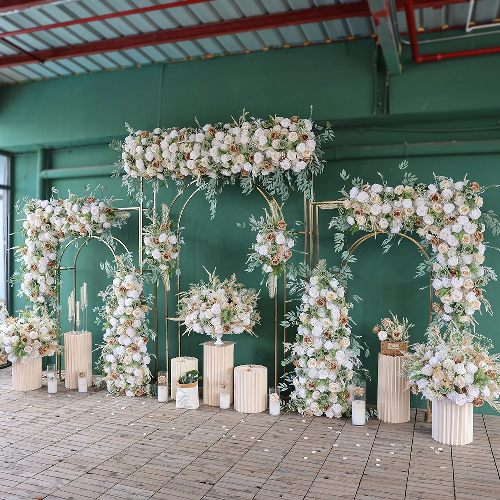 

Wedding Stage Backdrop Decoration Artificial Flower Strand Arrangements for Room, Wedding Arch & Party Backdrop Decor HY2806