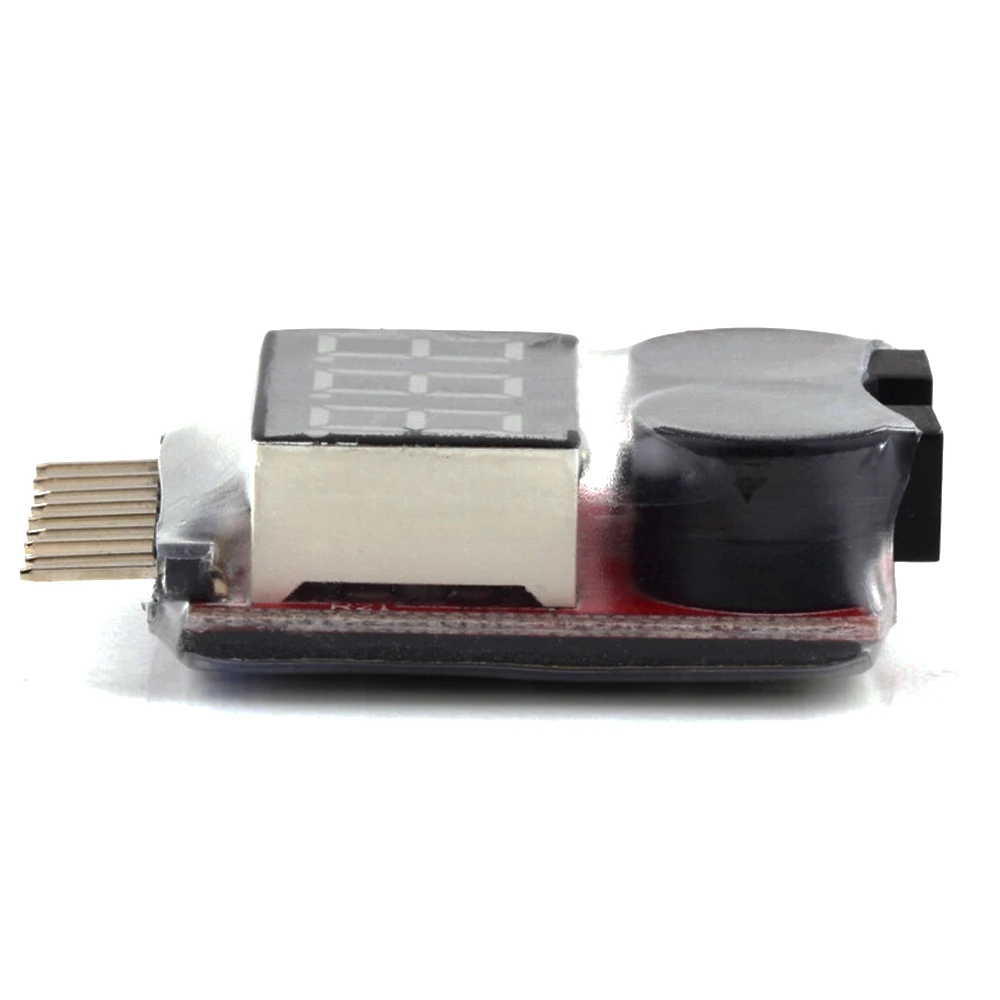 Probador de voltaje de batería Lipo, alarma de zumbador de bajo voltaje para 2-8S Lipo Life LiMn Li-ion, Monitor de control de batería