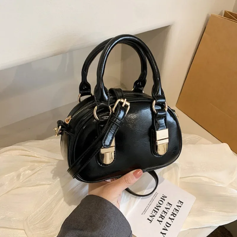 Mini bolsa de alça superior para mulheres bolsas de designer de luxo e bolsas crossbody sling pequena carteira de moedas tendência de couro patente 2024