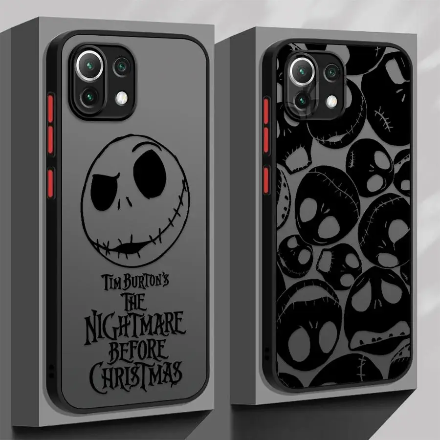 

Чехол с рисунком Disney Black Jack Skelington для Xiaomi Redmi Note 11 12 13 Pro Plus 11s 12S 9s 10s 14 Pro Soft Cover