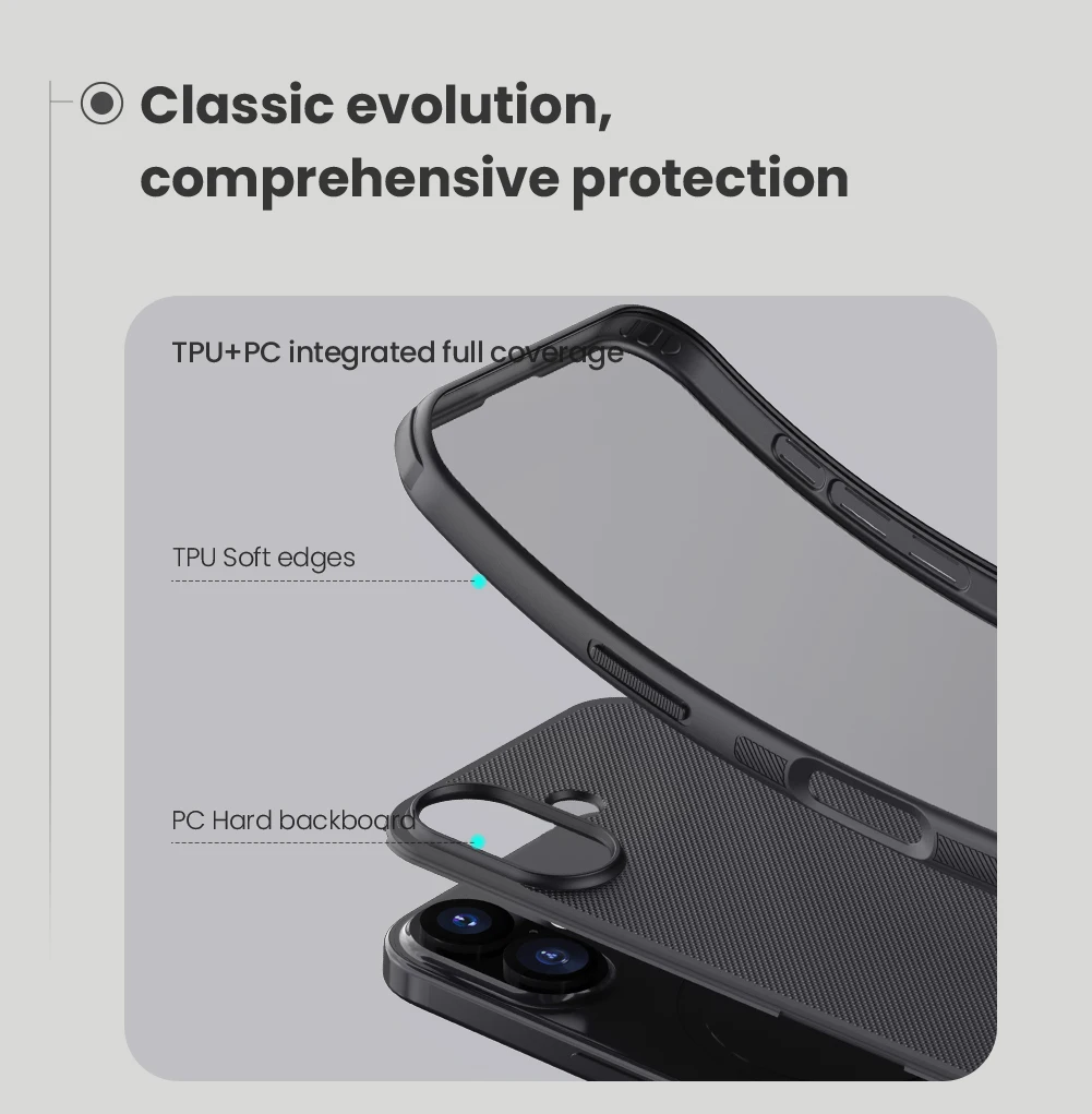Für iPhone 17 Hülle NILLKIN Passgenaue Hülle Magnetische Super Frosted Shield Matte PC-Abdeckung für iPhone 17 – Detail 6