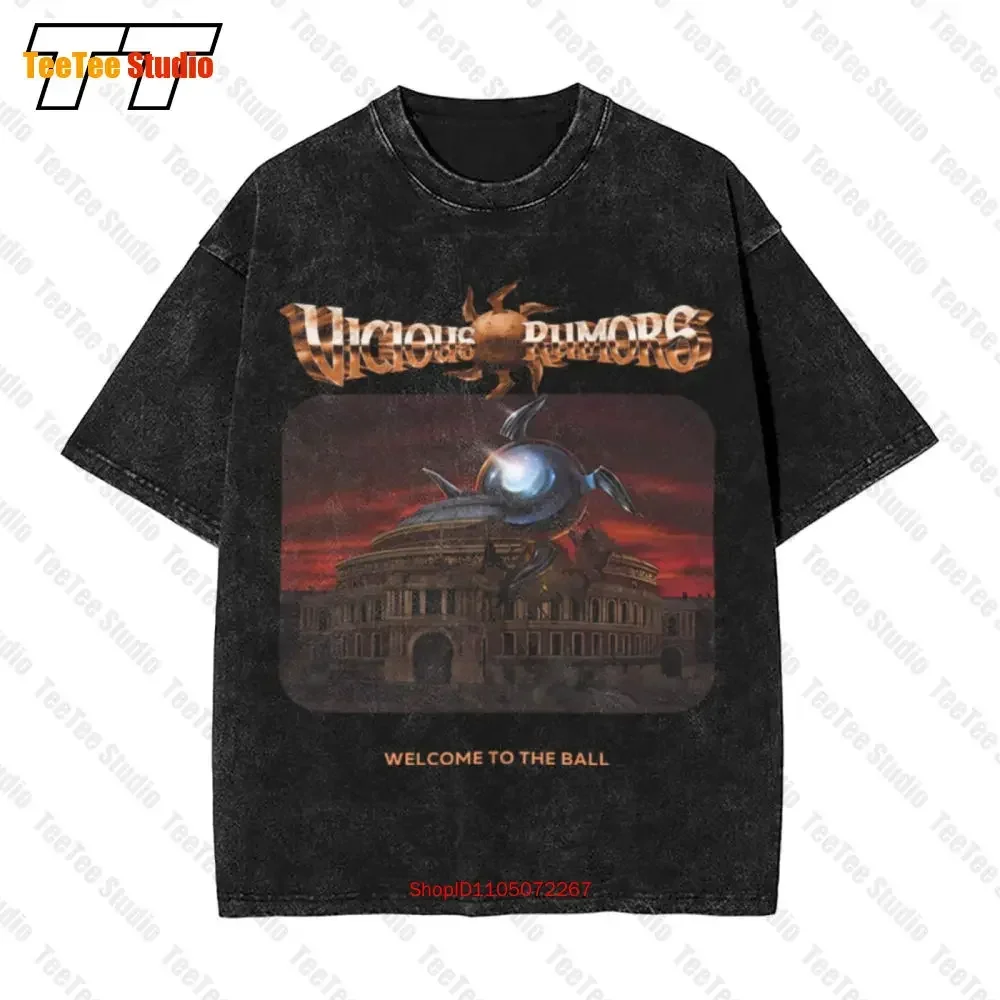 Vicious Rumors Welcome To The Ball Vintage Oversized T-Shirt Metal Band T 6Y9I