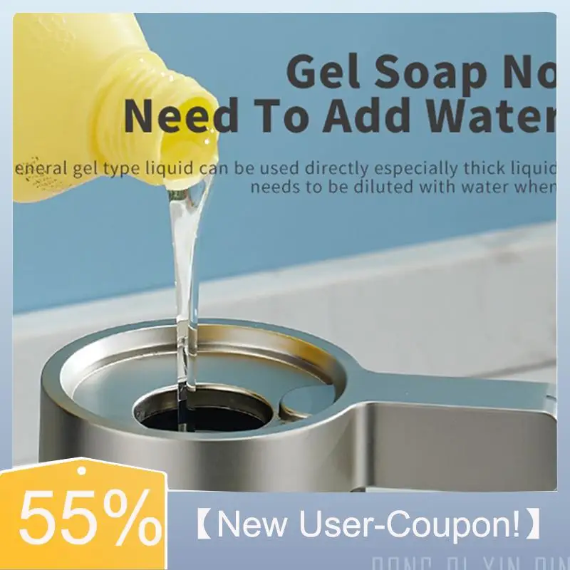 

A81M Новинка - кухонная мыльница, автоматический датчик, умный электрический дозатор мыла для мытья тела, корпус из нержавеющей стали 304.