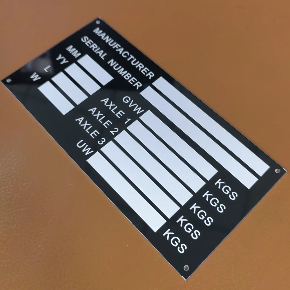 لوحات وزن مقطورة من الألومنيوم، أجزاء تخييم مسطحة ذات هيكل فين على شكل قافلة RV