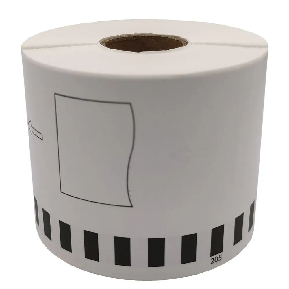 

62mm*30.48m Thermal Paper Printed Clearly for DK22205 Label Printer White Paper Waterproof Rubbing Resistance Full Blank Sticker