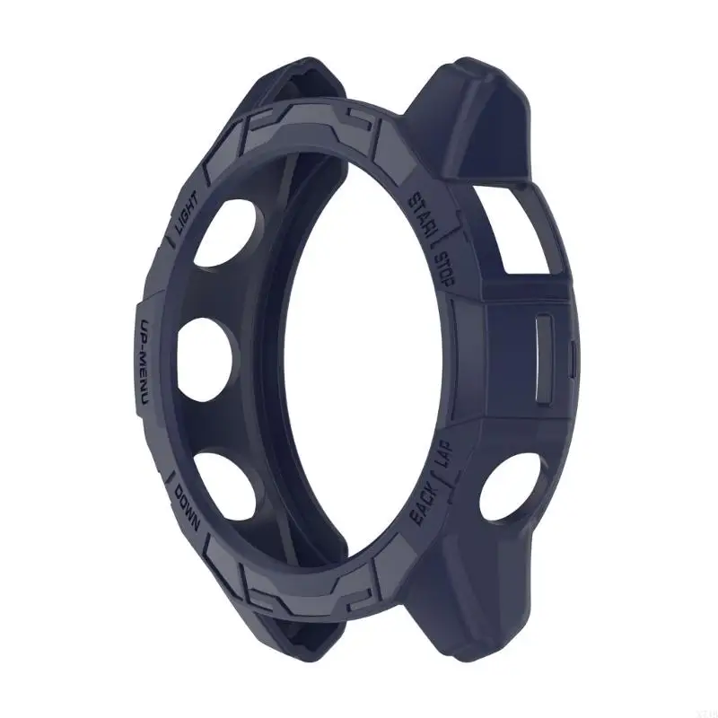 X7JB Sleek Silicone Case Watch Rrotective Case Medio Portector para Garminpix 47 mm
