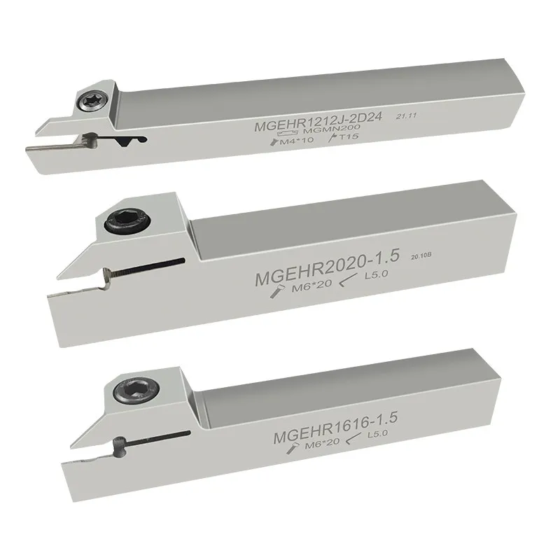 CNC Extended Spindle Groove Cutting Tool Holder MGEHL MGEHR2020 MGEHR2525 MGEHR3232 -2/3/4/5T25-T50 MGMN Milling Cutter Insert