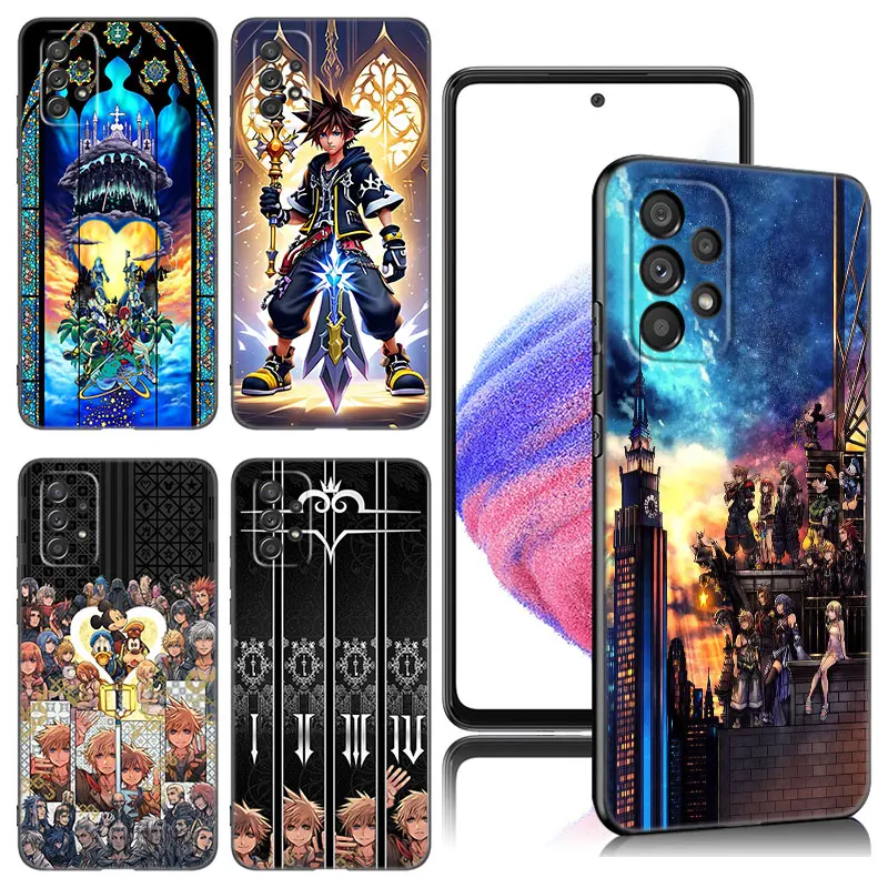 Kingdom Hearts Phone Case For Samsung A13 A15 A22 A24 A32 4G A33 A34 A35 A52S A53 A54 A55 A73 5G A12 A14 A23 A51 A72