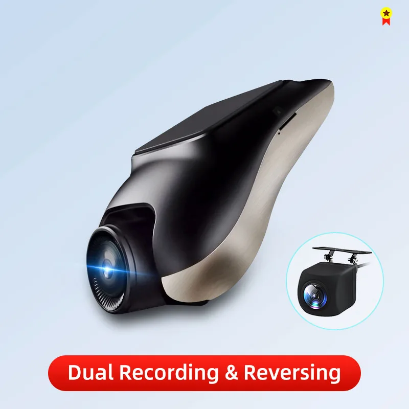 Nuova Dashcam 720P ADAS Mini DVR per Auto 120 ° Registratore Video Auto FOV Nascosto, Dash Cam per Android con Supporto per Parcheggio Posteriore