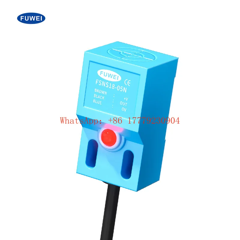 

Индуктивный металлический магнитный датчик с высоким магнетизмом NPN FSNS18-05N Квадратный бесконтактный переключатель