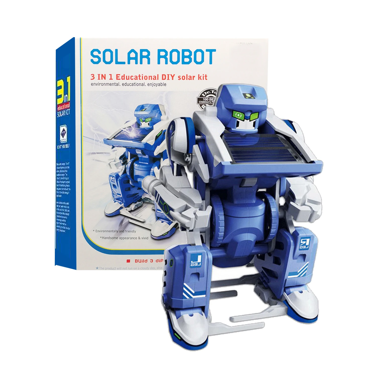 STEAM STEM DIY Assemble Mechanics Toys Science Kids Toys Robot 3 In 1 Educational Solar Robots Transform Kit Toys For Children