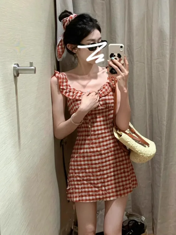 فساتين نسائية أنيقة بدون أكمام صيفية رايون ماكسي حزام سباغيتي شقوق مجوفة مربوطة منتجع عطلة الشاطئ عطلة أنيقة