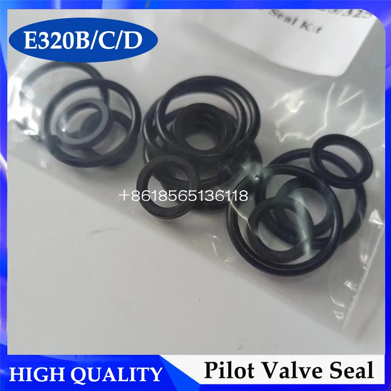 

E320B/C/CL/D E325B/C/CL/D Pilot Valve Repair Seal Kit for Caterpillar CAT320/325 Excavator Joystick Oil Seal