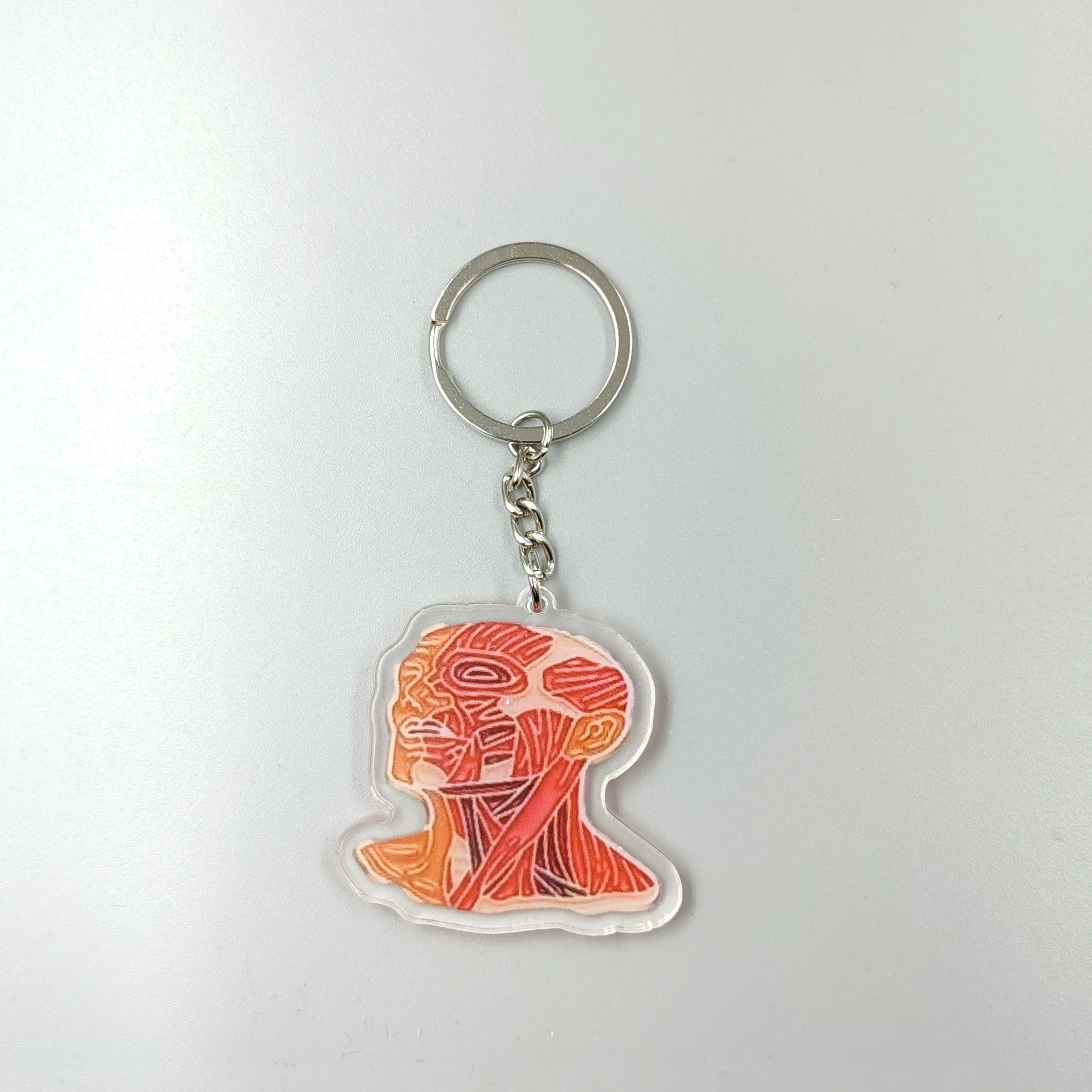 Human Medical Brooch Skeletal Visceral Neurological Brain Small Blood Tissue Biology Chemistry Pins Doctor keychain For Men